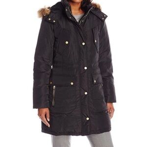 🧥 Cole Haan Dark Blue Jacket – Premium Down / Feather Size XS